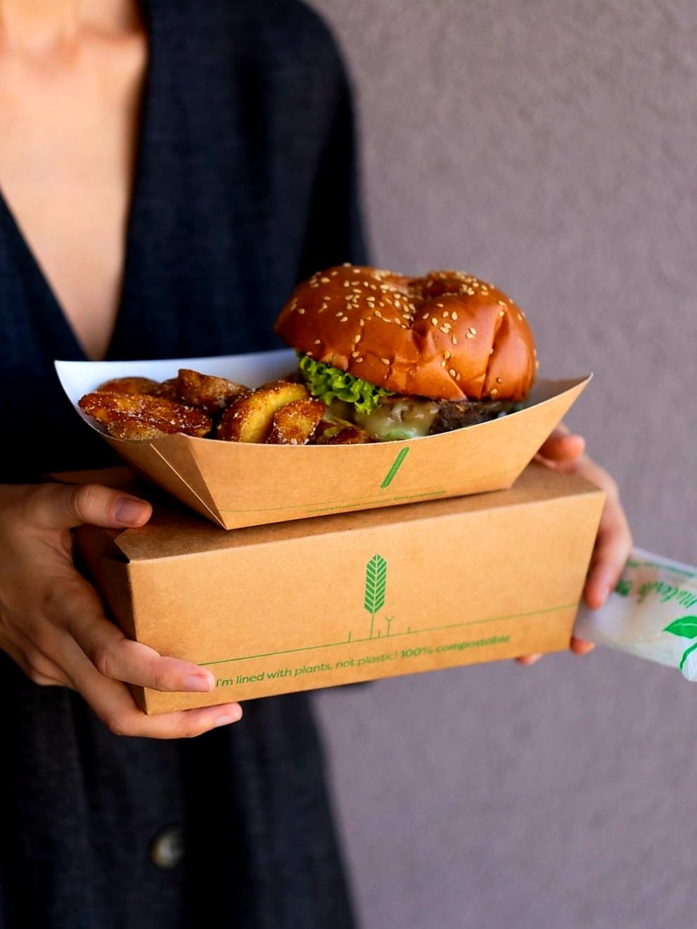 Envase Take Away 2800ml (21,5x16x9cm) - Pollo Frito / Asado