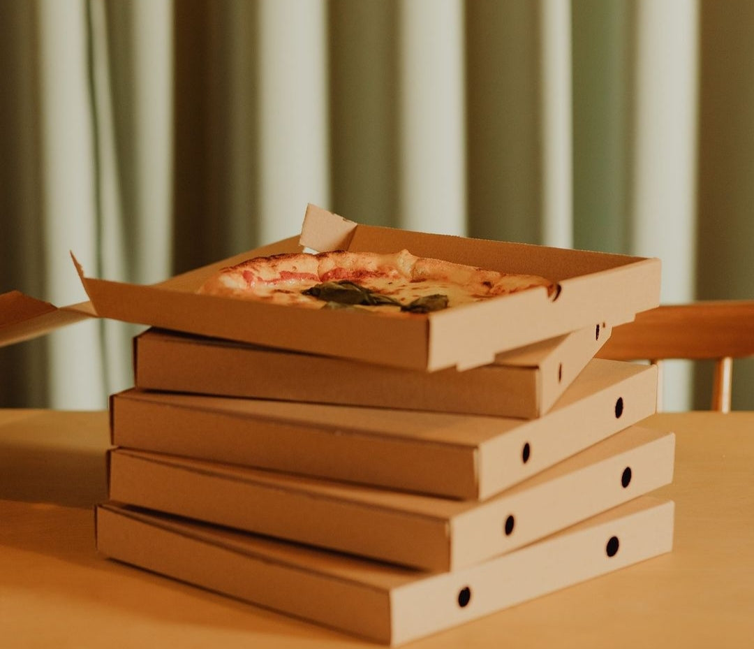 Caja Pizza Kraft 26x26x3,5cm (100 unidades)