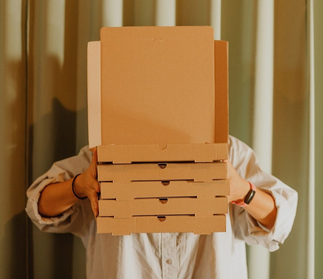 Caja Pizza Kraft 26x26x3,5cm (100 unidades)
