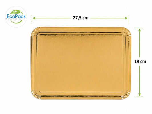 Bandeja Dorada Elite Plus 27,5x19cm