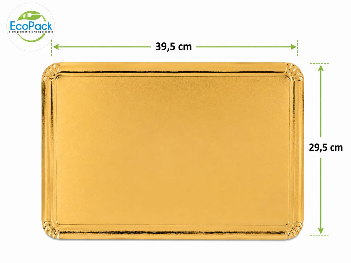 Bandeja Dorada Elite Plus 39,5x29,5cm