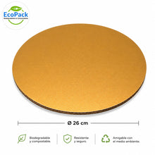 Carica l'immagine nel visualizzatore di Gallery, Disco Crostata Dorata 24cm, 1050gr
