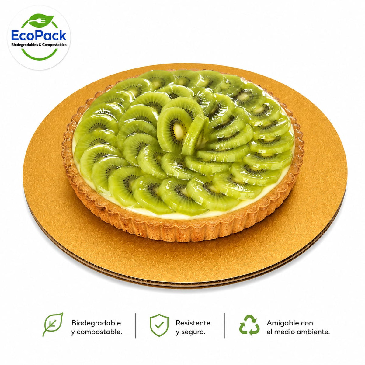 Disco Crostata Dorata 28cm, 1050gr