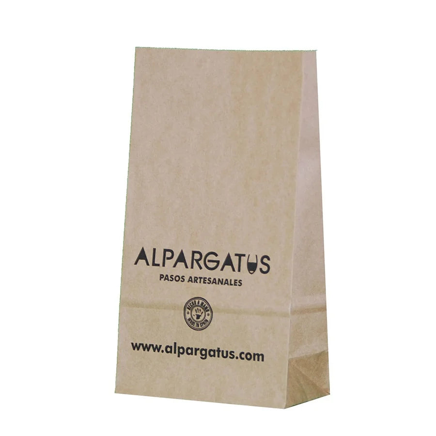 Bolsa Americana Kraft XS (18+11x34cm) - (personalizada a 1 tinta - 2 caras)- 1500 unidades