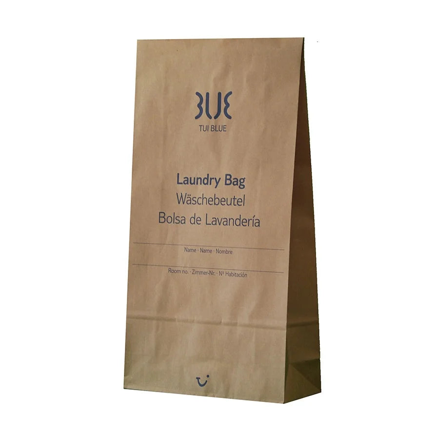 Bolsa Americana Kraft XS (18+11x34cm) - (personalizada a 1 tinta - 2 caras)- 1500 unidades