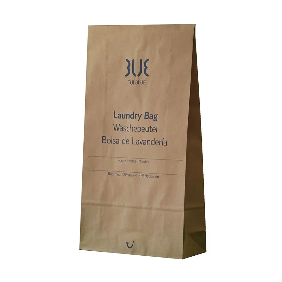 Bolsa Americana Kraft M (26+14x40cm) - (personalizada a 1 tinta - 2 caras)- 1500 unidades