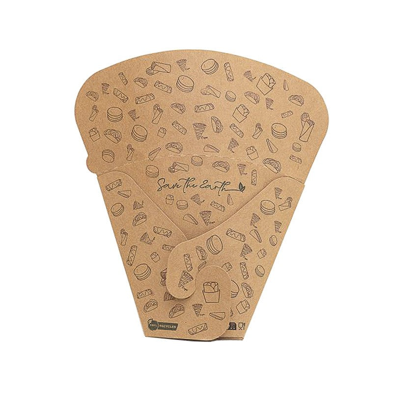 Cono Kraft para Crepes 14,5x19x6,5cm (500 unid/caja) (exclusivo online)