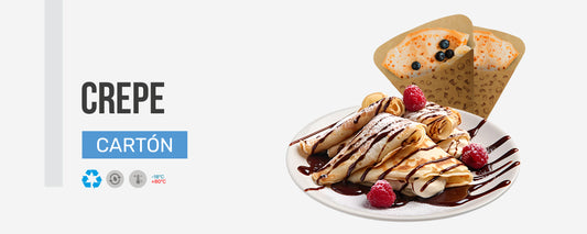 Cono Kraft para Crepes 14,5x19x6,5cm (500 unid/caja) (exclusivo online)