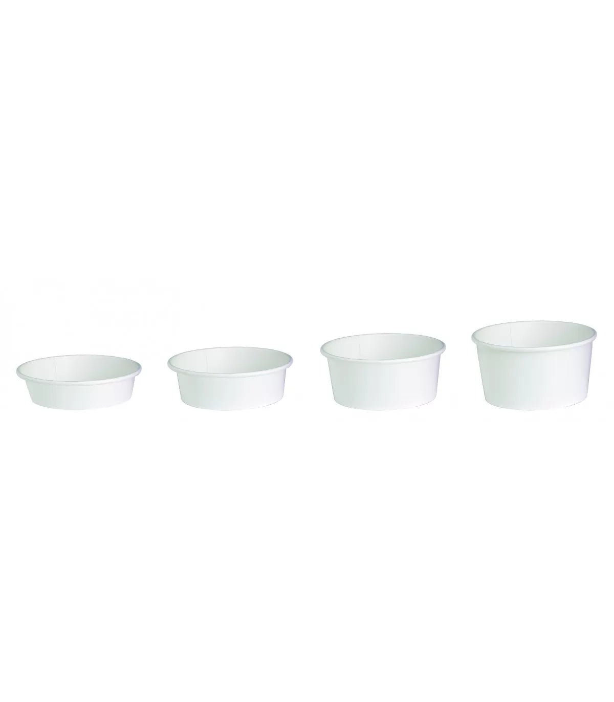 Ensaladera Blanca Cartón 1000 ml + Tapa rPET Antivaho (200 unid/caja) (exclusivo online)