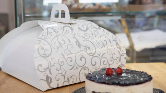 Scatola Torta Farfalla con Manici 24x24x13cm