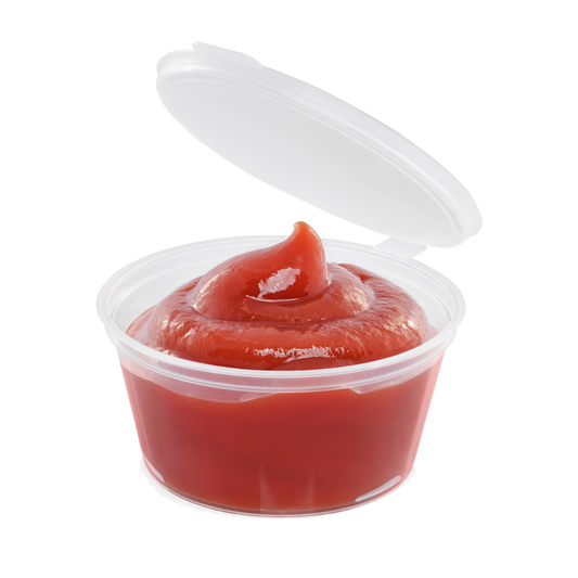Tarrina para Salsa 30 ml con bisagra