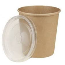 Load image into Gallery viewer, 8 oz Kraft 250 ml round container with PP lid (300 units/box)
