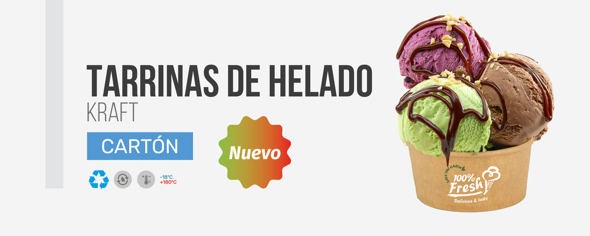 Tarrina Helado Kraft 180ml (6oz) (1000 unid/caja) (exclusivo online)
