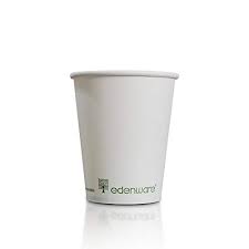 Vasos Blancos Compostables 240ml (8oz)