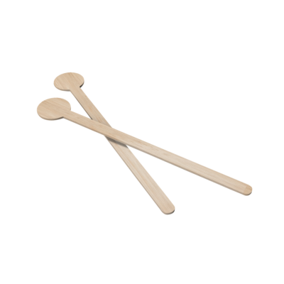 Agitador de madera con pala 10 cm (5000 unid/caja) (exclusivo online)