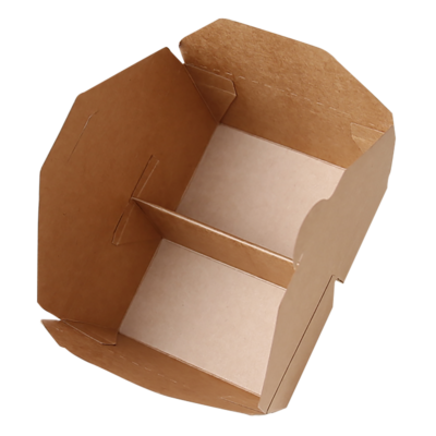 Envase Take Away 1300ml (17x14x6,5cm) - 2 compartimentos (200 unid/caja)-(exclusivo online)