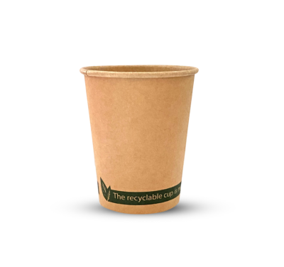 Recycled Kraft Cups 200ml (7oz)
