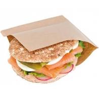 Bolsa Antigrasa Kraft Fast Food 15x15cm