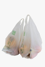 Load image into Gallery viewer, Large Compostable T-Shirt Bags (300+2x80)x600mm 
