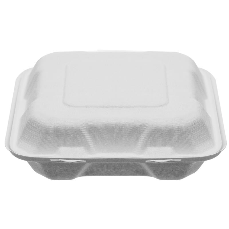 Portamenu Fibra Caña 23x23x8cm 1200ml (200 unid/caja)-(exclusivo online)
