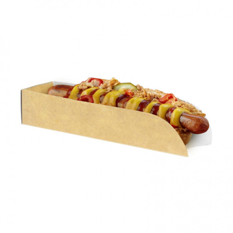 Pala Hot Dog Kraft (17,5x5x3cm) (1000 unid/caja)