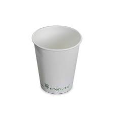 Vasos Blancos Compostables 240ml (8oz)