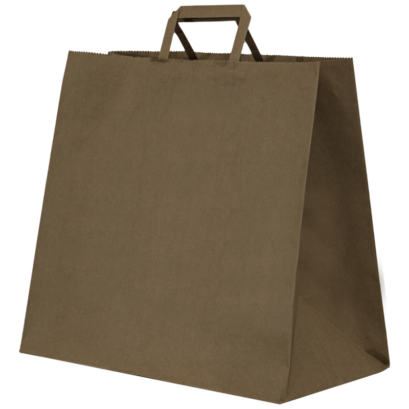 Bolsa Kraft Asa Plana S 90gsm (28+17x29cm)