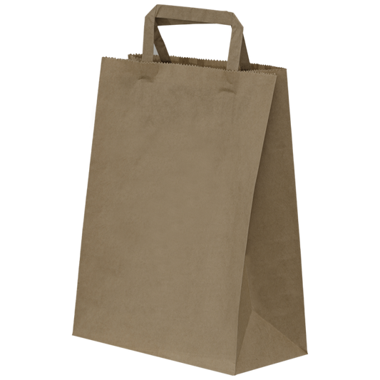 Bolsa Kraft Asa Plana XS 90gsm (22+10x29cm)