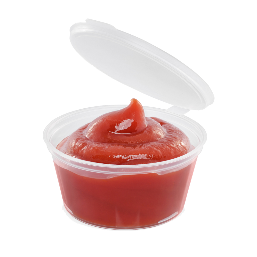 Sauce container 70 ml with hinge 