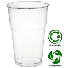 Vasos Transparentes Compostables 400ml (17oz)