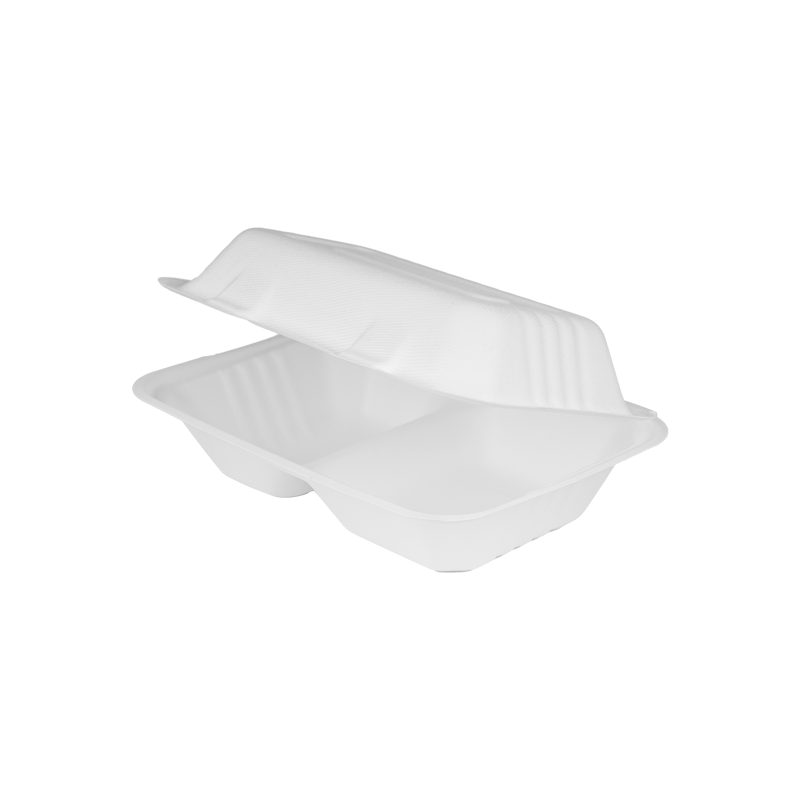 Portamenu Fibra Caña 25x15,5x4,8cm 2 comp. 1000ml
